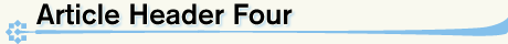 Article Header Four